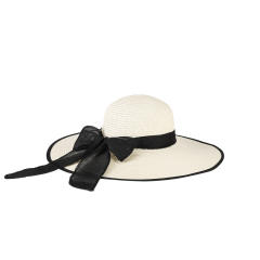 Summer Big Brim Sun Hat Outdoor Bow Straw Hat UV Protection Beach Hat