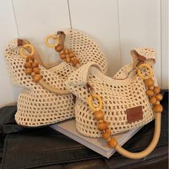 Seaside Holiday Beach Woven Bag Women Knitted Handbag Large Capacity tote bag