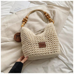 Seaside Holiday Beach Woven Bag Women Knitted Handbag Large Capacity tote bag