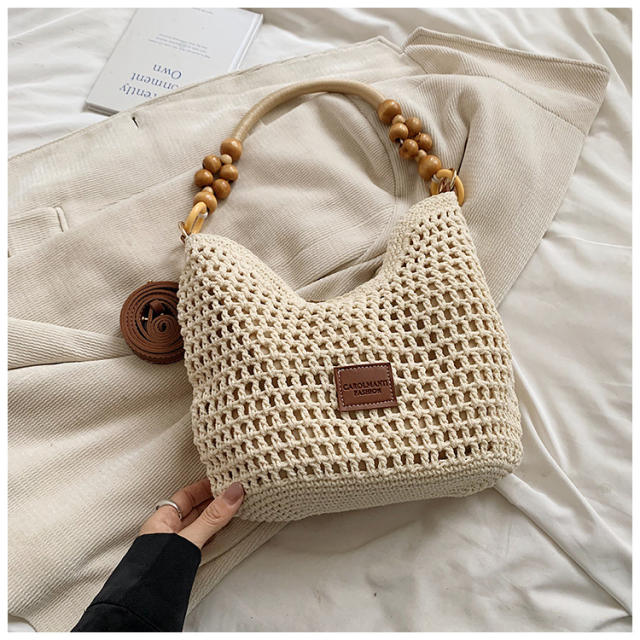 Seaside Holiday Beach Woven Bag Women Knitted Handbag Large Capacity tote bag