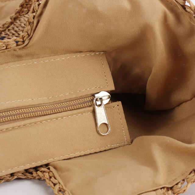 Handmade paper rope woven bag Beach bag