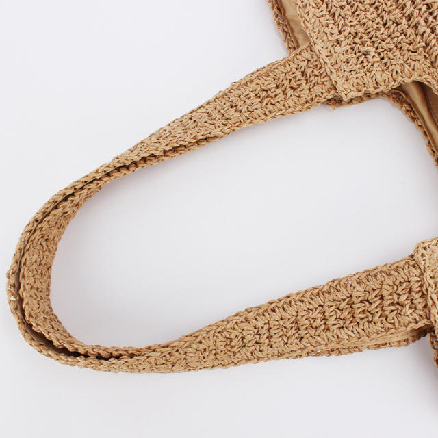 Handmade paper rope woven bag Beach bag