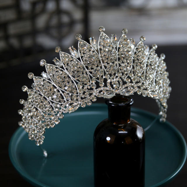 Bridal Wedding Crown Tiara Crystal Diadem Performance Hair Accessories