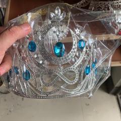 Baroque beauty pageant champion crown high-end atmosphere big round crown