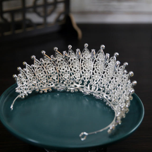 Bridal Wedding Crown Tiara Crystal Diadem Performance Hair Accessories