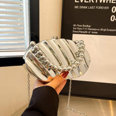 Elegant shell shape acrylic box bag evening bag