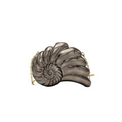 Unique colorful acrylic shell shape box bag evening bag