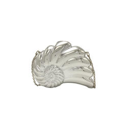Unique colorful acrylic shell shape box bag evening bag