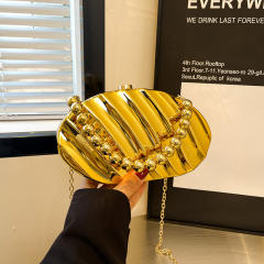 Elegant shell shape acrylic box bag evening bag