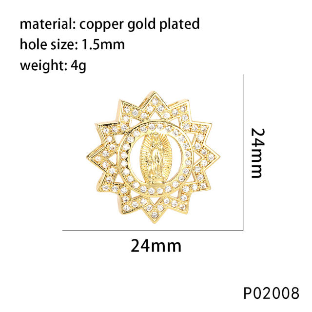 Micro Set Zircon Bracelet Necklace Pendant Full Set Diamond Palm Child Heart Shape Animal Fruit Letter Watch Strap Accessories