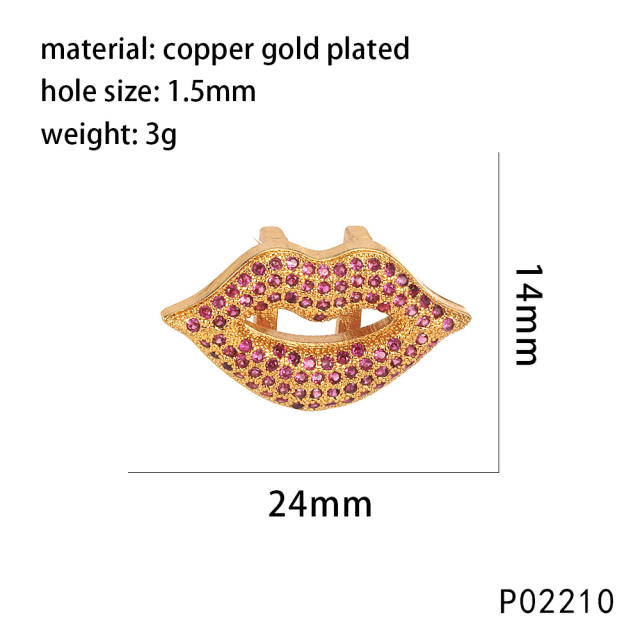 Micro Set Zircon Bracelet Necklace Pendant Full Set Diamond Palm Child Heart Shape Animal Fruit Letter Watch Strap Accessories