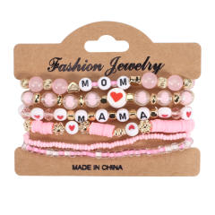 Mother's Day Bracelet Multi-layer Beaded Bracelet
