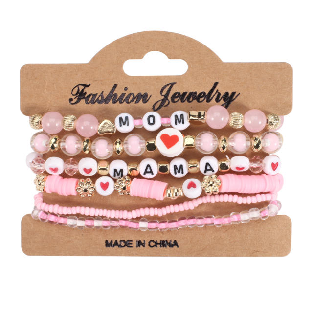 Mother's Day Bracelet Multi-layer Beaded Bracelet