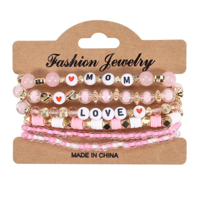 Mother's Day Bracelet Multi-layer Beaded Bracelet