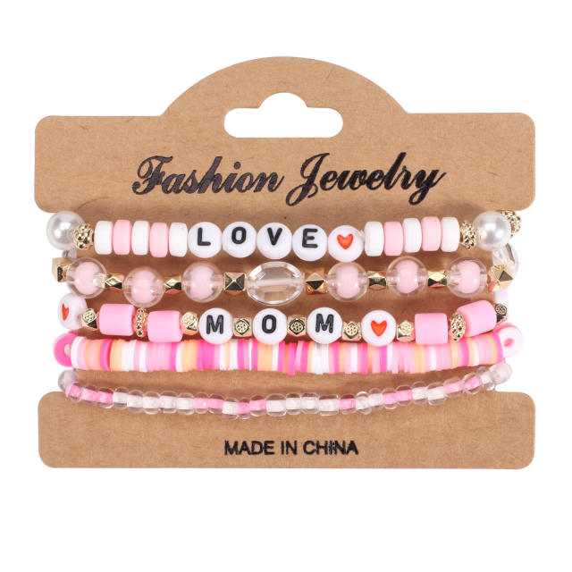 Mother's Day Bracelet Multi-layer Beaded Bracelet