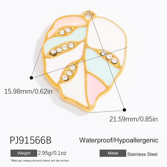 Stainless steel diy small jewelry natural stone butterfly necklace accessories