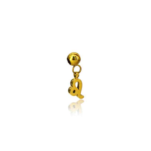 Stainless Steel zodiac Mini DIY Pendant Single Pendant