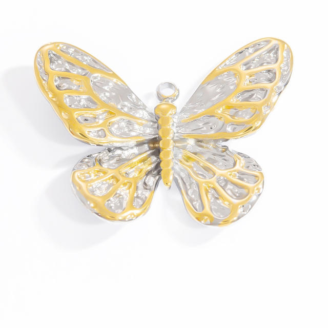 Titanium steel diy jewelry accessories mix color love heart flower pendant stainless steel pendant