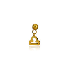 Stainless Steel zodiac Mini DIY Pendant Single Pendant