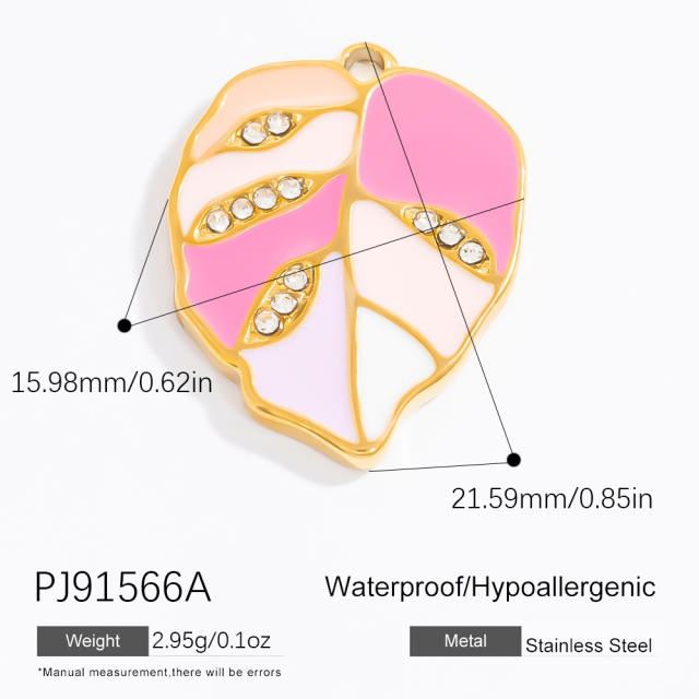 Stainless steel diy small jewelry natural stone butterfly necklace accessories