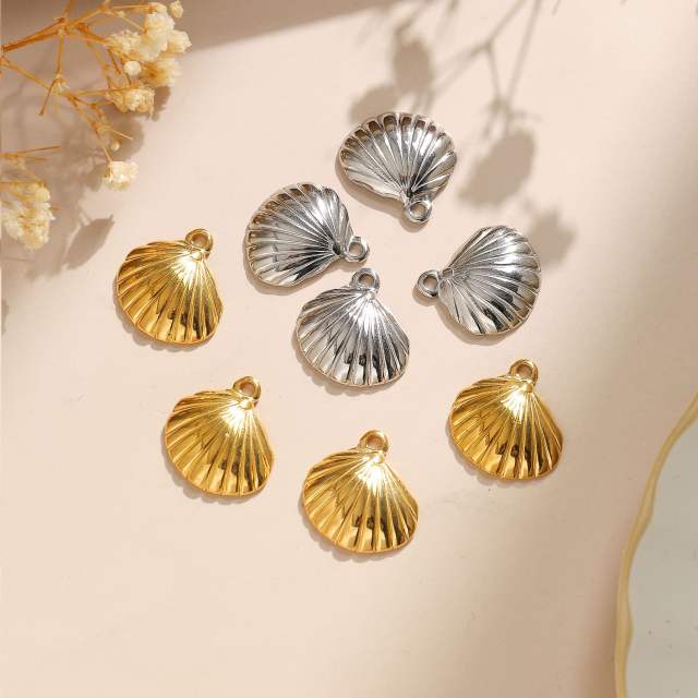 304 stainless steel ocean wind shell jewelry diy accessories