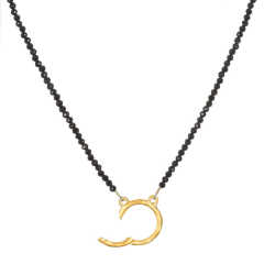 Stainless Steel DIY Pearl Shell Pendant Necklace Vacuum Plating 18K Gold