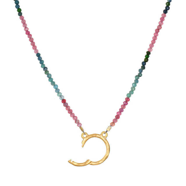 DIY Fruit Butterfly Pendant Necklace Copper Plated 18K Gold