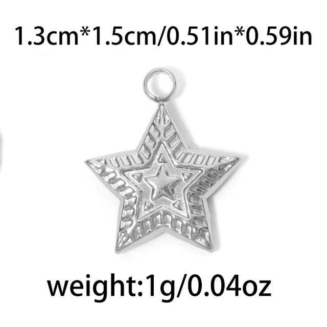 304 stainless steel animal star accessories exquisite diy jewelry