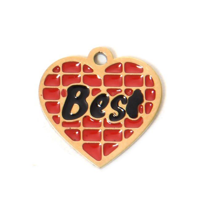 304 Stainless Steel Pink Love Love/MOM mother's Day DIY Accessories Pendant