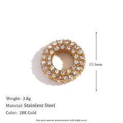Ring pendant-white diamond