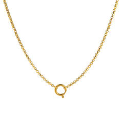 Small sailor button round pearl chain