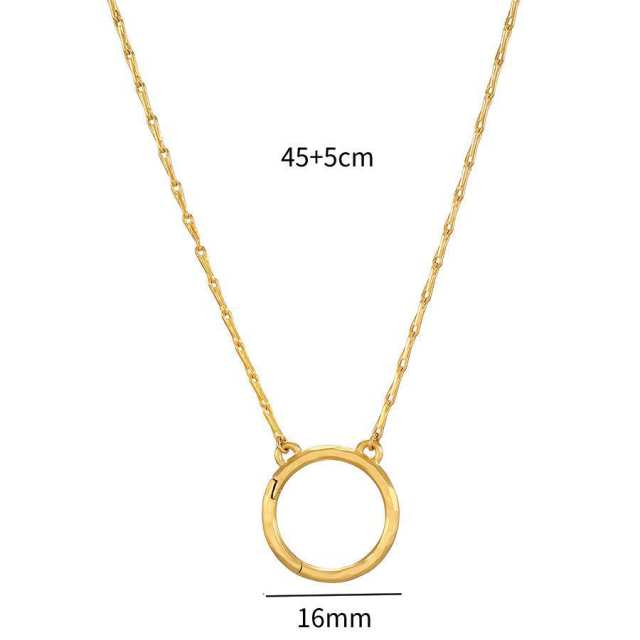 DIY Fruit Butterfly Pendant Necklace Copper Plated 18K Gold