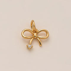 DIY Fruit Butterfly Pendant Necklace Copper Plated 18K Gold