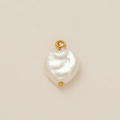 Stainless Steel DIY Pearl Shell Pendant Necklace Vacuum Plating 18K Gold