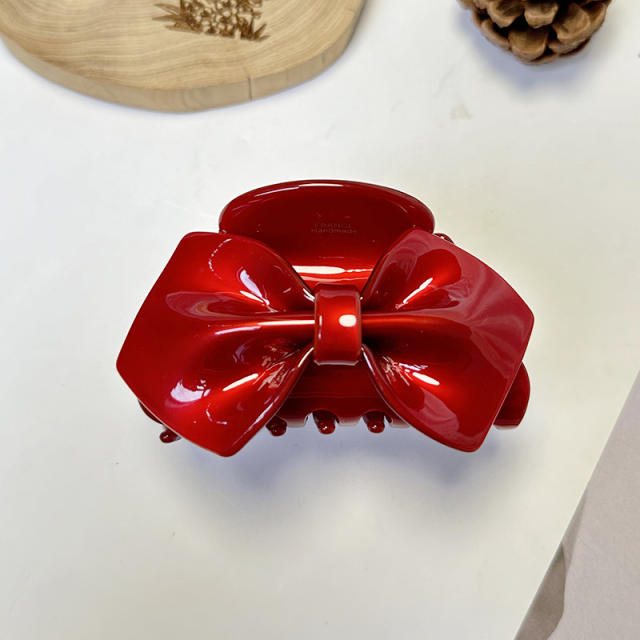 Korean Style Bow Grab Clip Fashion Heavy Industry Hair claw clips