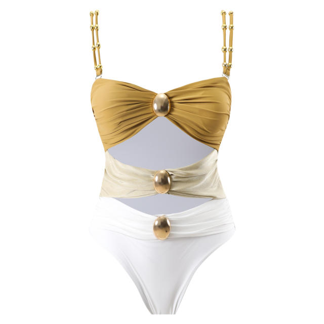 New Split Two-piece Bikini Swimsuit Women's Tight Slimming Chiffon Skirt Swimwear suit