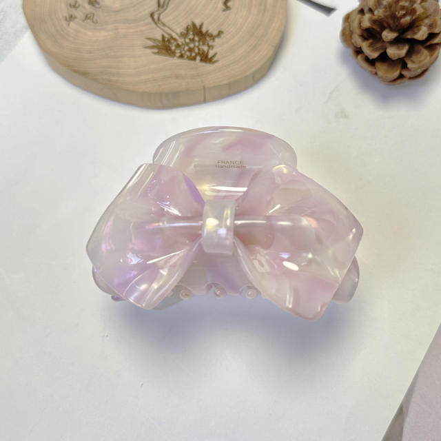 Korean Style Bow Grab Clip Fashion Heavy Industry Hair claw clips