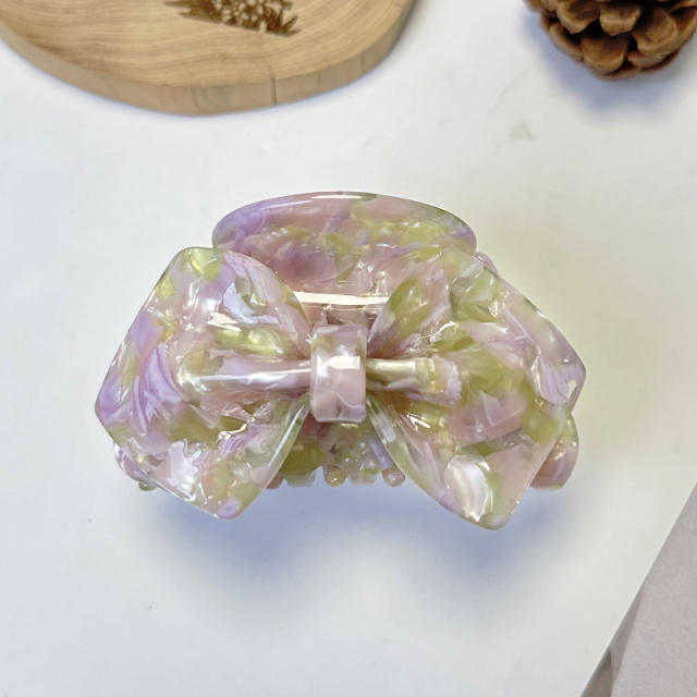 Korean Style Bow Grab Clip Fashion Heavy Industry Hair claw clips