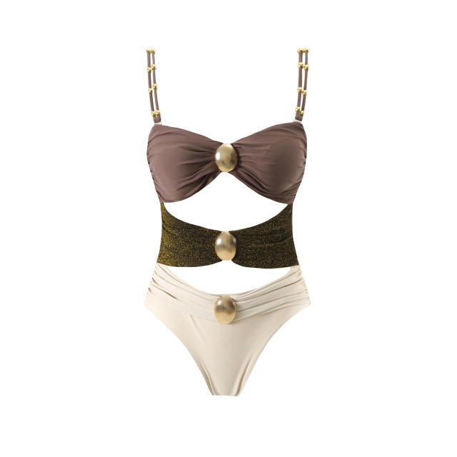 New Split Two-piece Bikini Swimsuit Women's Tight Slimming Chiffon Skirt Swimwear suit