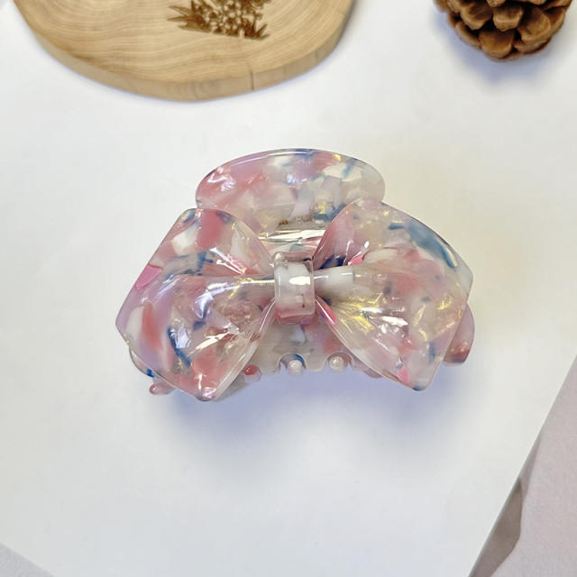 Korean Style Bow Grab Clip Fashion Heavy Industry Hair claw clips