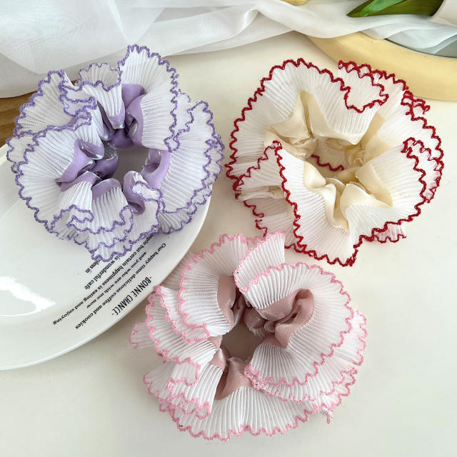 French Sweet  Lace Large Intestine scrunchies