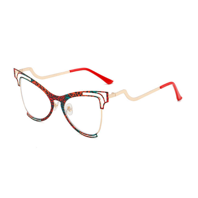 Colorful Butterfly Frame Anti-blue Light Flat Mirror reading glasses