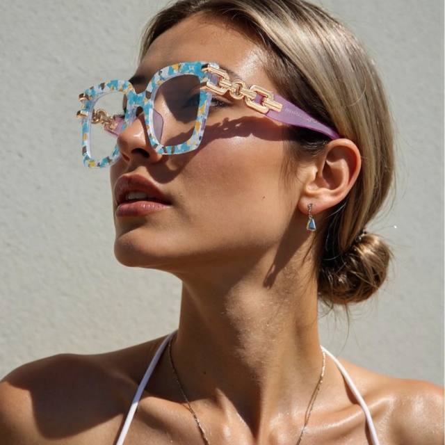 Personality new design square shape reading glasses