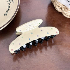 South Korea All-match Contrast Color Acetic Acid hair claw clips
