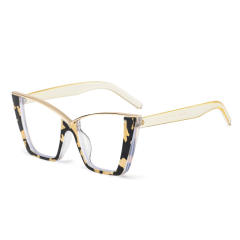 New Flower Large Frame Cat's Eye Anti-blue Light reading glasses