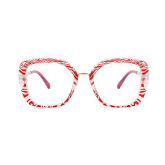Personality anti-blue light flat mirror reading glasses