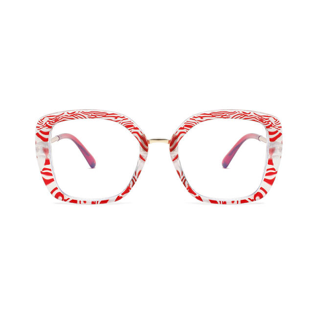 Personality anti-blue light flat mirror reading glasses