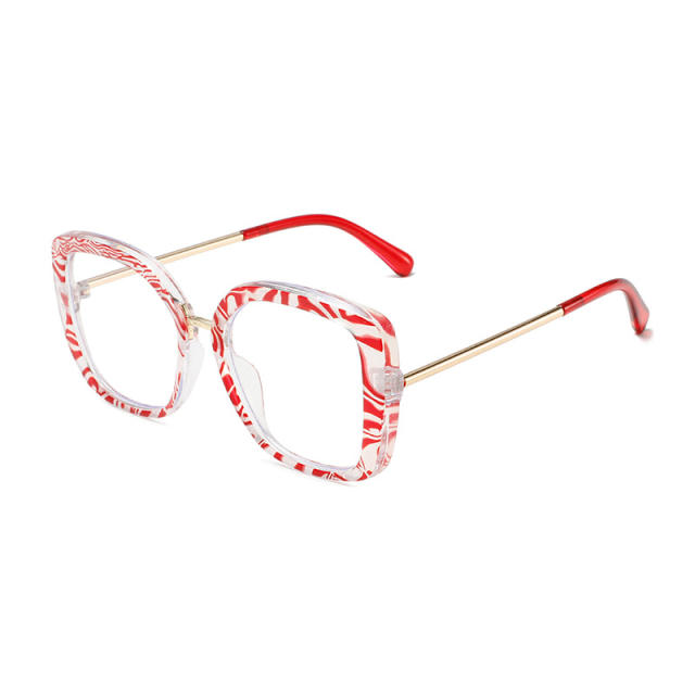 Personality anti-blue light flat mirror reading glasses