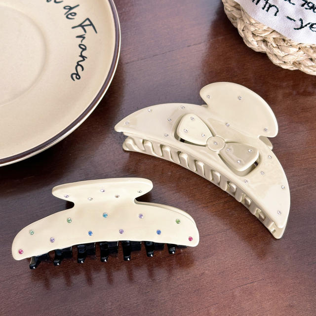 South Korea All-match Contrast Color Acetic Acid hair claw clips