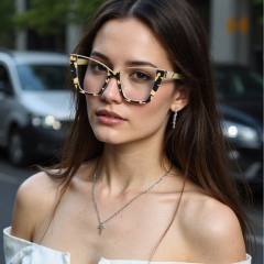 New Flower Large Frame Cat's Eye Anti-blue Light reading glasses